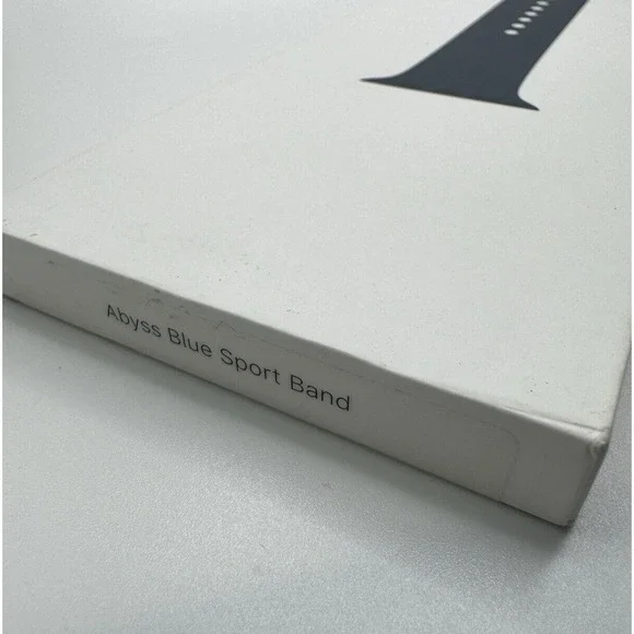 Genuine Apple Watch Abyss Blue Sport Band 45mm XL Regular For Series 7 NEW